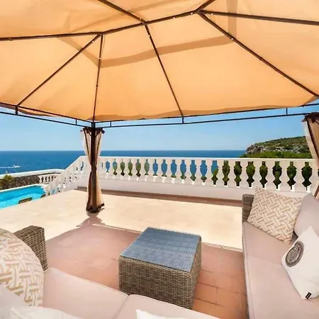 Es Macar Vistas Unicas Al Mar Junto A La Playa Piscina Climatizada וילה