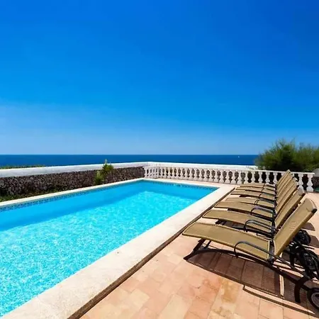 Es Macar Vistas Unicas Al Mar Junto A La Playa Piscina Climatizada Villa Es Canutells